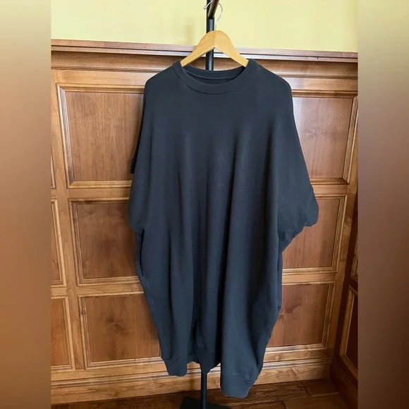 Yohji Yamamoto Sweatshirt Dress Charcoal Gray Size S - Picture 3 of 17